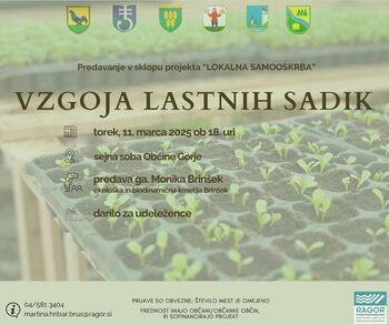 Vzgoja lastnih sadik