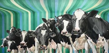 Predstavitev knjige Skrivno življenje krav in odprtje razstave Nadie Schmidt