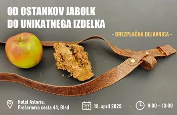Delavnica z naslovom Od ostankov jabolk do unikatnega izdelka