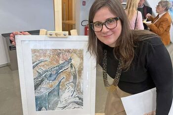 Anja Tolar Tomšič: Barve spomina v svetlobo ujete - odprtje razstave