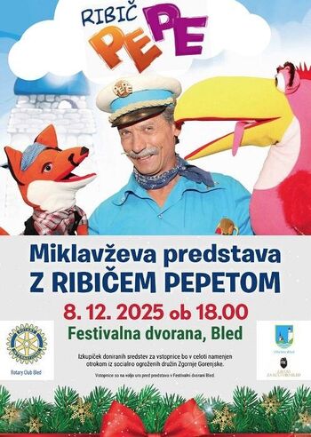 Miklavževa predstava z Ribičem Pepetom