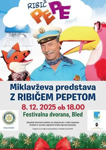 Miklavževa predstava z Ribičem Pepetom