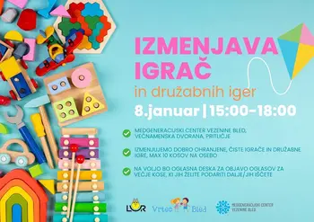 Izmenjava otroških igrač in družabnih iger