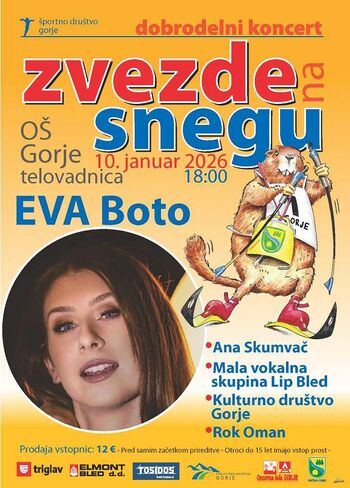 16. Dobrodelni koncert: Zvezde na snegu 2026