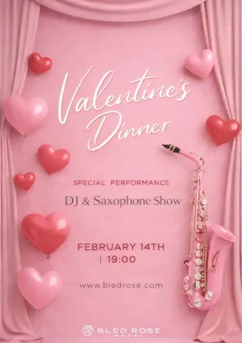 Valentinova večerja »Rose of Love«