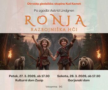 Gledališka predstava: Ronja, razbojniška hči