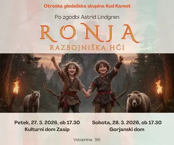 Gledališka predstava: Ronja, razbojniška hči