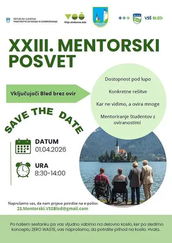 23. mentorski posvet: Vključujoči Bled brez ovir