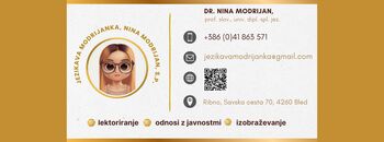 JEZIKAVA MODRIJANKA, NINA MODRIJAN, S.P.