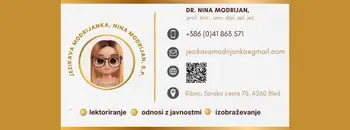 JEZIKAVA MODRIJANKA, NINA MODRIJAN, S.P.