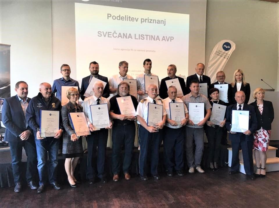 Prejemniki svečane listine AVP Ciril Zajec, Ciril Grabljevec in Vrtec Ivančna Gorica