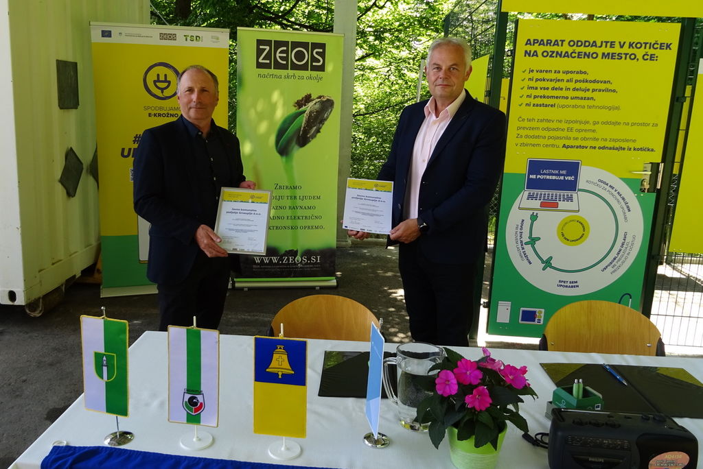 NOVO v CERO Špaja dolina: Kotiček za oddajo še delujočih aparatov