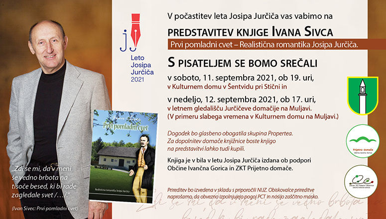 Vabljeni na predstavitev knjige Ivana Sivca o življenju Josipa Jurčiča