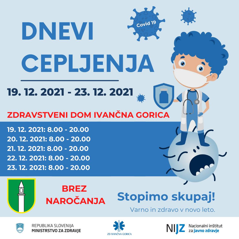 Dnevi cepljenja v občini Ivančna Gorica