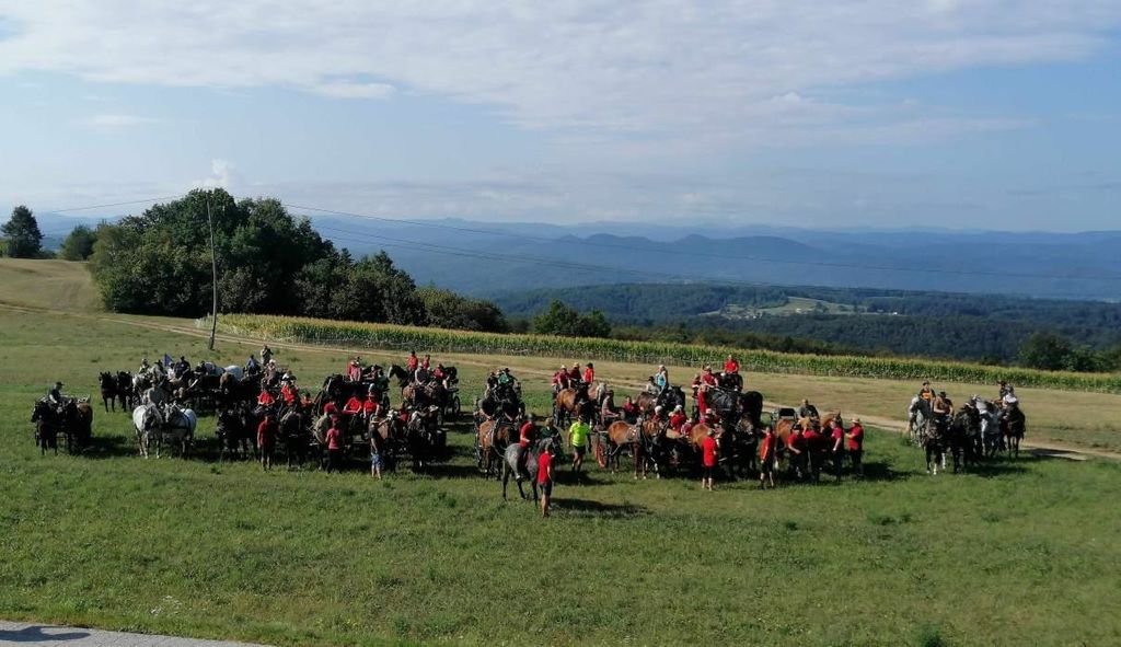 Višnjanski konjarji na 22. pohodu
