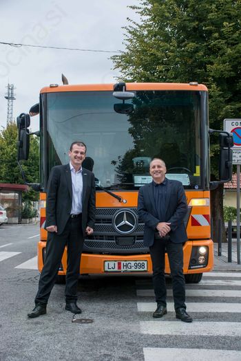 V Ivančni Gorici najmodernejše komunalno vozilo Mercedes – Benz