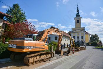 Pričetek gradnje kanalizacije v Žabjeku pri Višnji Gori