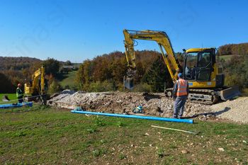 Investicije na kanalizacijskem in vodovodnem omrežju v polnem teku