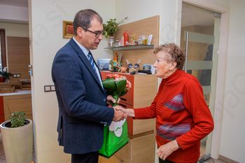 90 let Justine Ljubič iz Stične