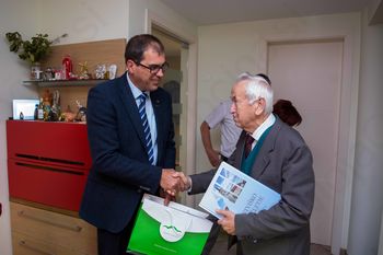 90 let Justine Ljubič iz Stične
