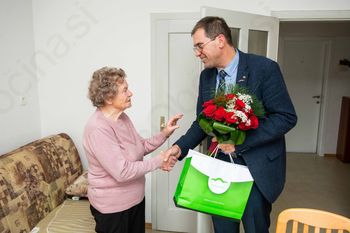 90 let Alojzije Miklič iz Višnje Gore