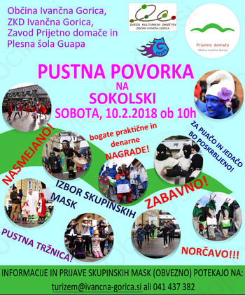 Norčavi pust na Sokolski v Ivančni Gorici