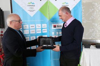 Marjan Potokar prejemnik plakete Olimpijskega komiteja Slovenije