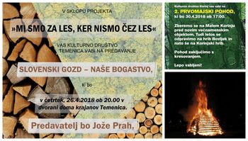 Napovednik dogodkov v Ivančni Gorici od 26. do 30. aprila 2018