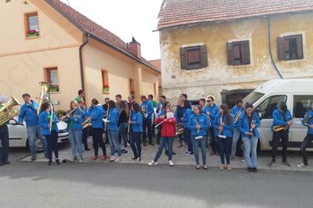 Tradicionalna prvomajska budnica Godbe Stična