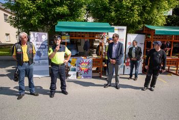 Motoristi zavzeli Sokolsko ulico v Ivančni Gorici