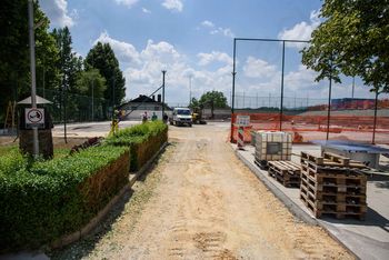 Obnova šolskega športnega igrišča v Šentvidu pri Stični v zaključni fazi