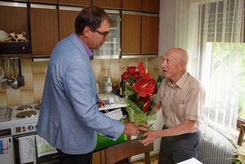 90 let je dopolnil Alojzij Kalar iz Krke