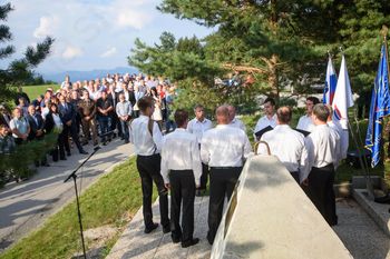 Na Pristavi obeležili 28. obletnico postavitve obrambno varnostnega sistema za zaščito Slovenije