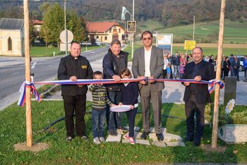 Slovesen zaključek del v Krajevni skupnosti Temenica