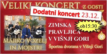 Marko Vozelj pripravlja Zimsko pravljico v Višnji Gori