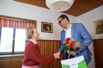 90 let Bregar Angele iz Gabrovčca