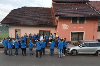 Tradicionalna prvomajska budnica Godbe Stična