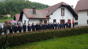 Gasilci so počastili svojega zavetnika svetega Florijana