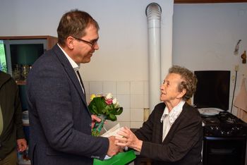 90 let Katarine Zaman iz Studenca pri Ivančni Gorici