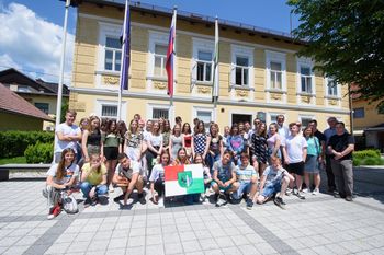 Župan sprejel učence iz pobratene občine Hirschaid