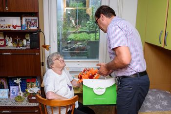 Župan voščil Mariji Kozlevčar za 90 let