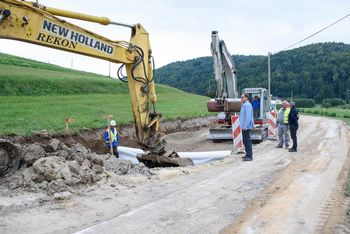Župan si je ogledal aktualne projekte po občini