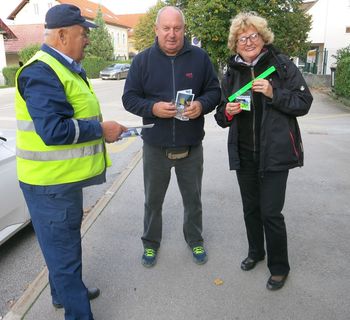 Akcija »Pešec, bodi viden - bodi previden« tudi v naši občini