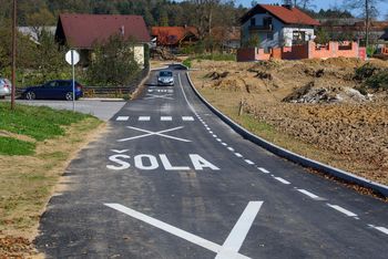 Občina poskrbela za prenovo ceste v Krški vasi