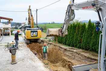 Začela se je izgradnja kanalizacije in obnova vodovoda pri Svetem Roku