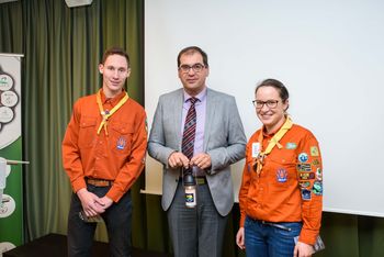 Župan sprejel Luč miru iz Betlehema