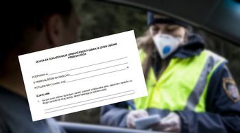 Prepoved prehajanja med občinami: brez tega obrazca ne bo šlo