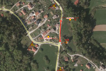 Obvestilo o popolni zapori ceste proti Krka – Hočevje