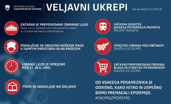Vlada RS podaljšala ukrepe za omejitev epidemije