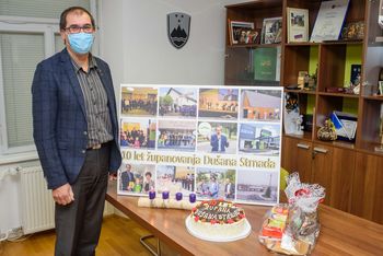 Miklavževo darilo županu Dušanu Strnadu ob 10-letnici županovanja
